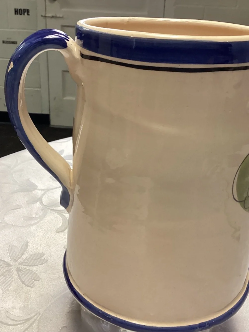 Grapes motif made I. Italy pitcher just beautiful